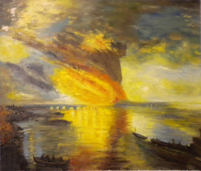 store falso d'autore paisaje di William Turner